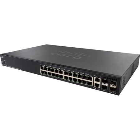 Cisco SG350X 24 Port Stackable Swtch, SG350X24MPK9NA SG350X-24MP-K9-NA